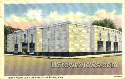 Grand Rapids Public Museum - Michigan MI Postcard