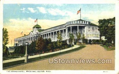 Grand Motel - Mackinac Island, Michigan MI Postcard