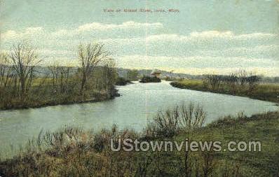 Grand River - Ionia, Michigan MI Postcard
