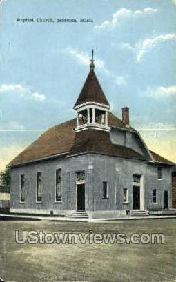 Baptist Church - Morenci, Michigan MI Postcard