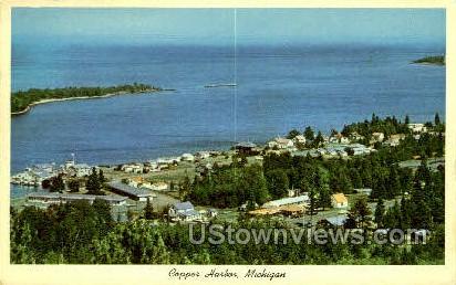 Copper Harbor, Michigan, MI, Postcard