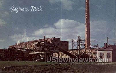 Michigan Sugar Co. Plant - Saginaw Postcard