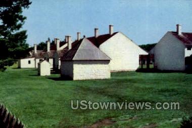 Barracks, Old Fort Wilkens - Copper Harbor, Michigan MI Postcard