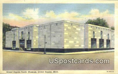 Grand Rapids Public Museum - Michigan MI Postcard