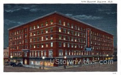 Hotel Bancroft - Saginaw, Michigan MI Postcard