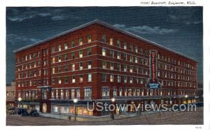 Hotel Bancroft - Saginaw, Michigan MI Postcard
