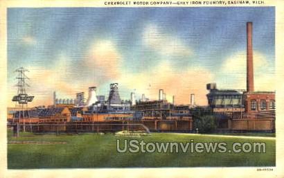 Chevrolet Motor Company - Saginaw, Michigan MI Postcard