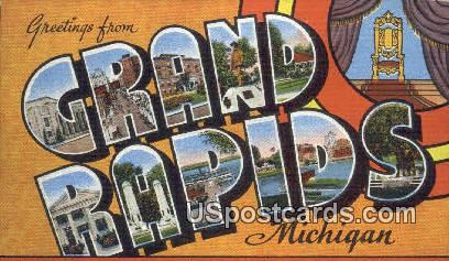 Grand Rapids, Michigan Postcard      ;      Grand Rapids, MI