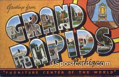 Grand Rapids, MI Postcard      ;      Grand Rapids, Michigan