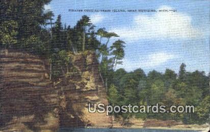 Pirates Cove-Au Train Island - Munising, Michigan MI Postcard