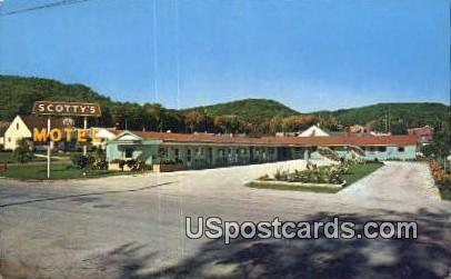 Scotty's Motel - Munising, Michigan MI Postcard