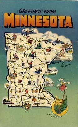 Greetings From Minnesota - Misc Postcard