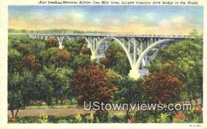 Fort Snelling Mendota Bridge - Misc, Minnesota MN Postcard