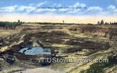Greenway Mine - Grand Rapids, Minnesota MN Postcard