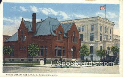 Public Library - Rochester, Minnesota MN Postcard