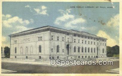 New Public Library - St. Paul, Minnesota MN Postcard