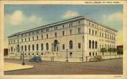 Public Library - St. Paul, Minnesota MN Postcard