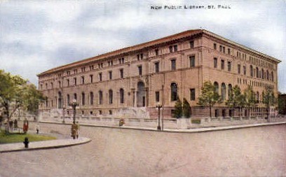 New Public Library - St. Paul, Minnesota MN Postcard