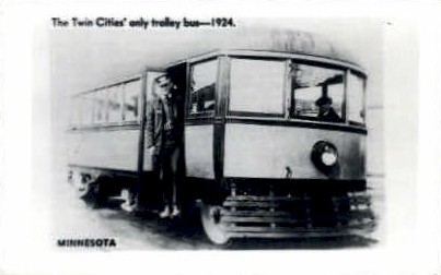 Twin Cities' only trolley - Misc, Minnesota MN Postcard