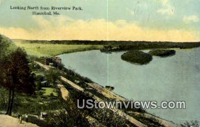 Riverview Park - Hannibal, Missouri MO Postcard