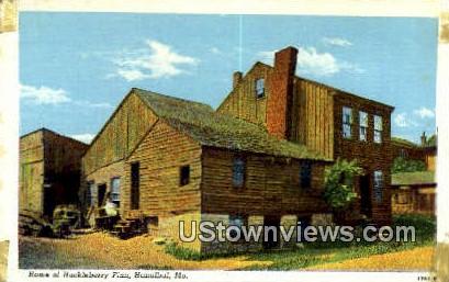 Home of Huckleberry Finn - Hannibal, Missouri MO Postcard
