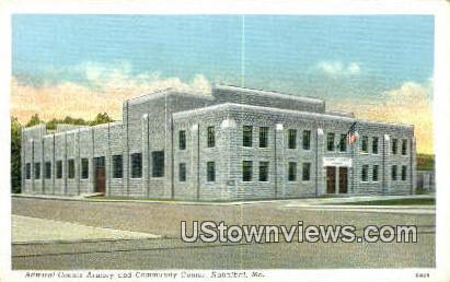 Admiral Coontz Armory & Community Center - Hannibal, Missouri MO Postcard