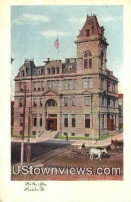 Post Office - Hannibal, Missouri MO Postcard