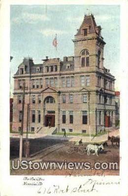 Post Office - Hannibal, Missouri MO Postcard