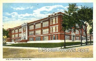 New High School - Joplin, Missouri MO Postcard