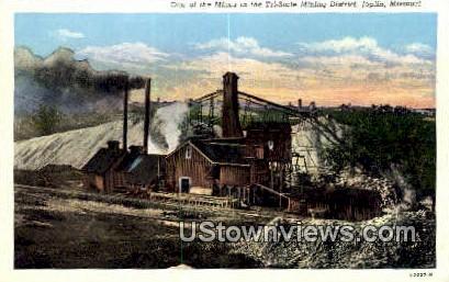Mines, Tri-State Mining District - Joplin, Missouri MO Postcard