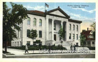 Joplin Library Bldg - Missouri MO Postcard