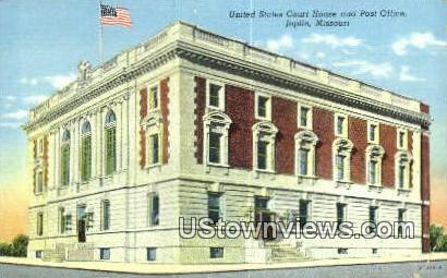 US Court House & Post Office - Joplin, Missouri MO Postcard