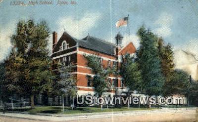 High School, Joplin - Missouri MO Postcard