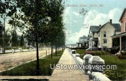 Residence Street - Joplin, Missouri MO Postcard