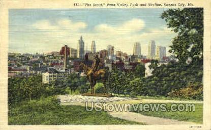 The Scout - Kansas City, Missouri MO Postcard