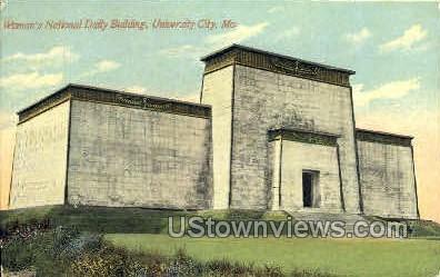 Woman's National Daily Building - University City, Missouri MO Postcard