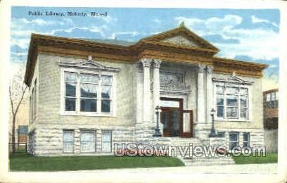 Public Library - Moberly, Missouri MO Postcard
