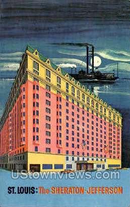 Sheraton-Jefferson Hotel - St. Louis, Missouri MO Postcard