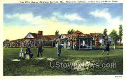 Golf Club House - Excelsior Springs, Missouri MO Postcard