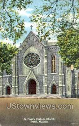 St. Peter's Catholic Church - Joplin, Missouri MO Postcard