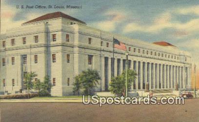 US Post Office - St. Louis, Missouri MO Postcard