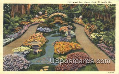 Jewel Box, Forest Park - St. Louis, Missouri MO Postcard