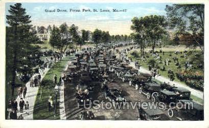 Grand Drive - St. Louis, Missouri MO Postcard