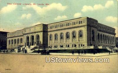 New Central Library - St. Louis, Missouri MO Postcard