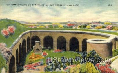 Fort Massachusetts On Ship Island - Gulf Coast, Mississippi MS Postcard