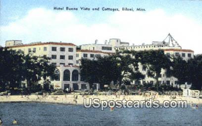 Hotel Buena Vista & Cottages - Biloxi, Mississippi MS Postcard