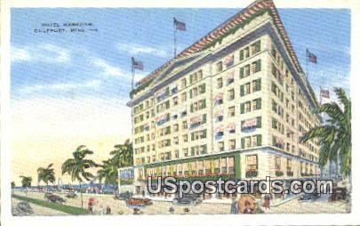 Hotel Markham - Gulfport, Mississippi MS Postcard