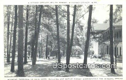 Stafford Springs Health Resort - Mississippi MS Postcard