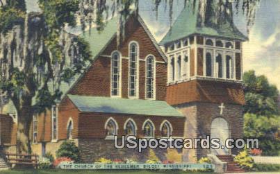 Church of the Redeemer - Biloxi, Mississippi MS Postcard