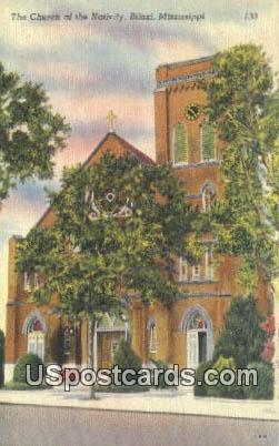 Church of the Nativity - Biloxi, Mississippi MS Postcard